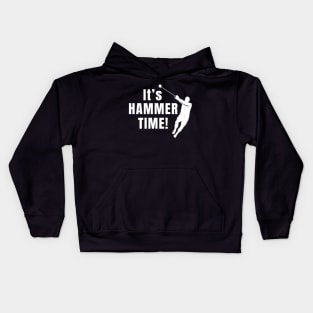 Hammer Throw Hammer Time Athlete Gift Kids Hoodie